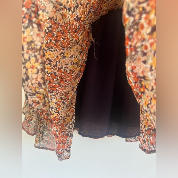 LoveShackFancy 100% Silk Ruffle Mini Skirt - Picture 10 of 14